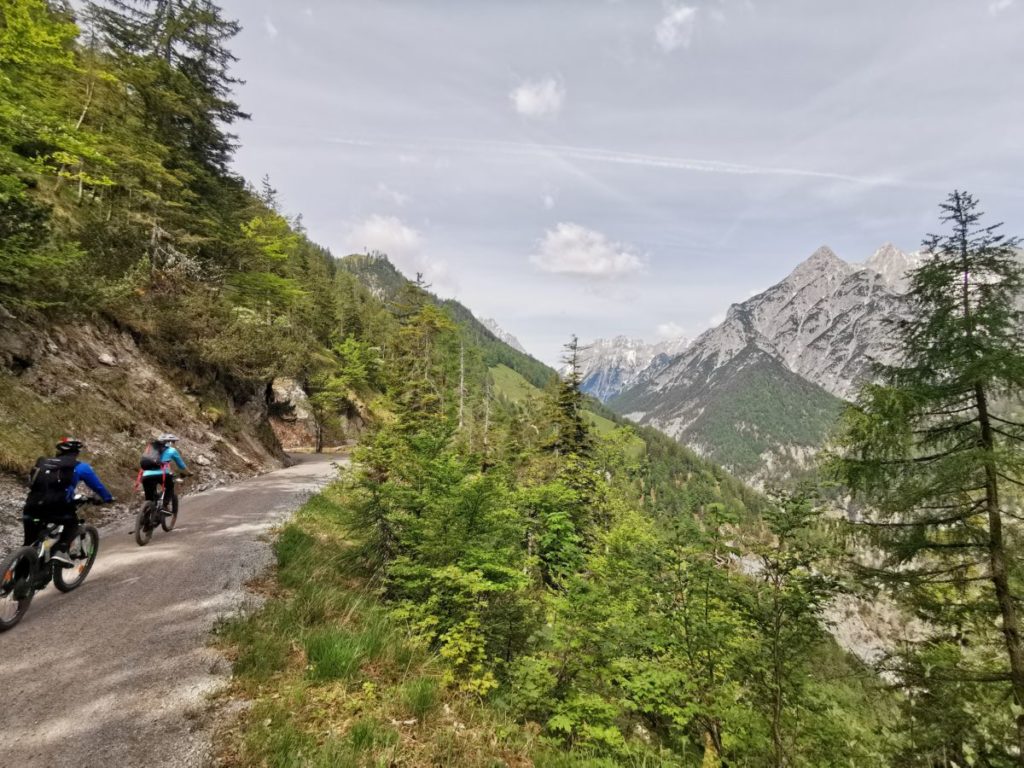 Dein Ausblick auf der MTB Tour kurz vor der Ganalm